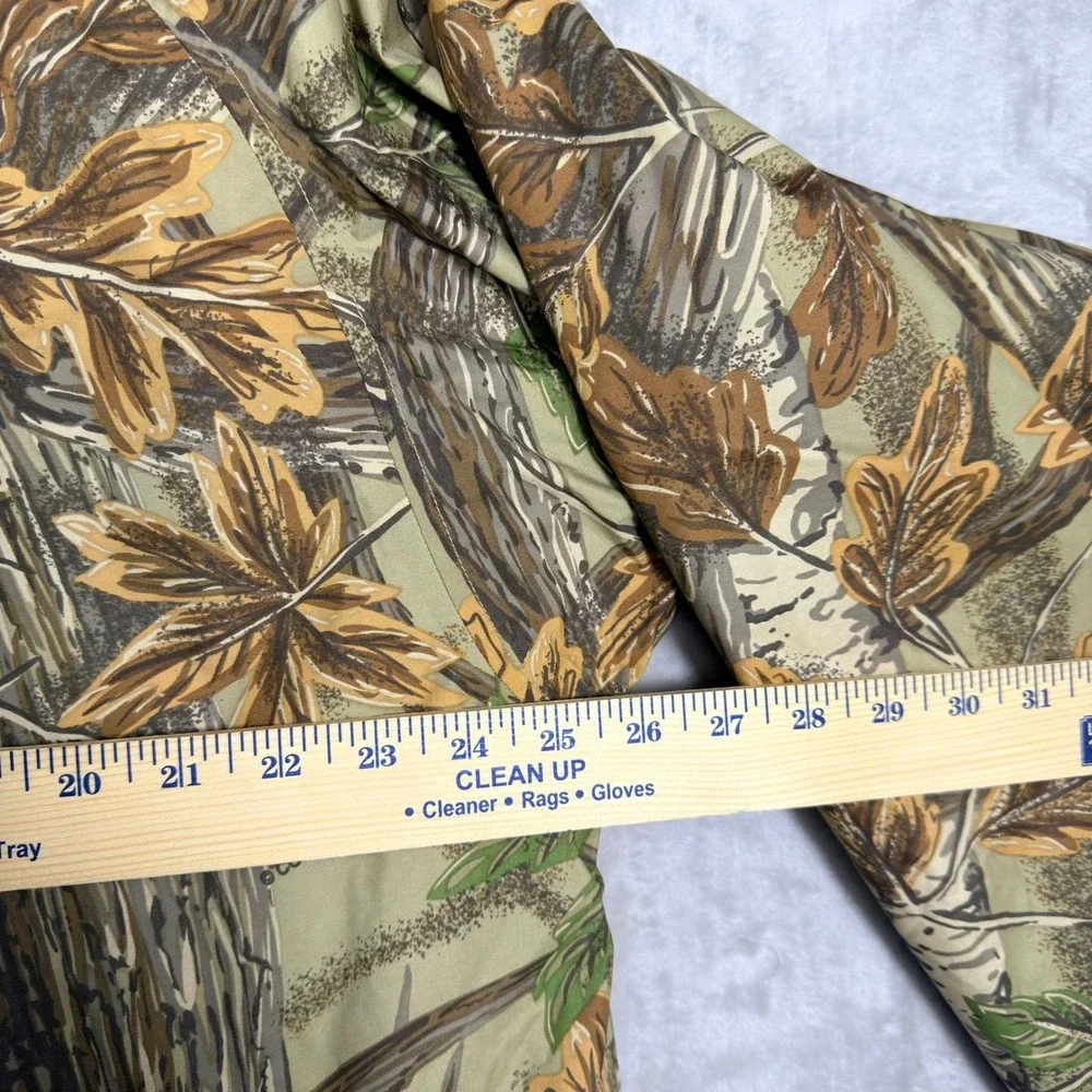 Columbia Hunting Jacket Mens XL Camo RealTree Leaf Hooded‎ Zip Outdoor Gorpcore